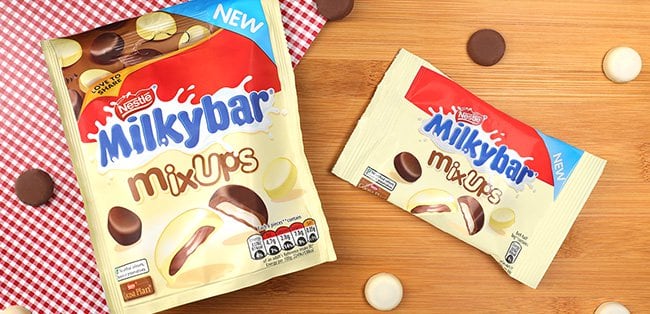 Milkybar combines white and milk chocolate for UK shelves
