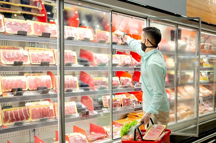 How do 'norms perceptions' relate to meat consumption habits?