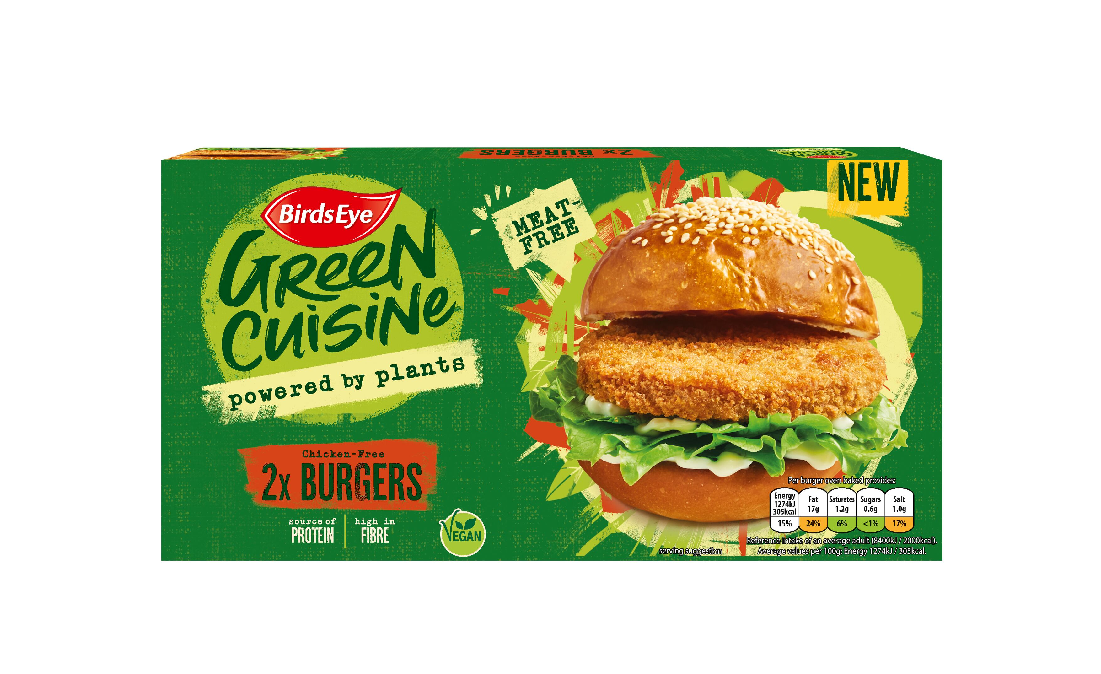 Birds Eye adds to plant-powered Green Cuisine range