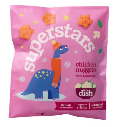 Little Dish is entering the frozen category with hidden veg chicken nuggets.
