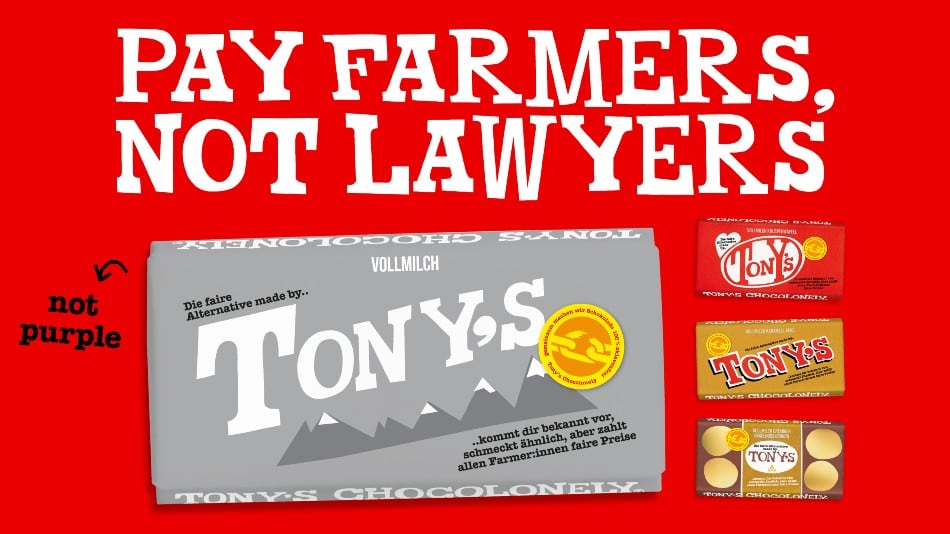 Tony’s Chocolonely sued by Mondelēz for copying Milka bars in critical cocoa campaign