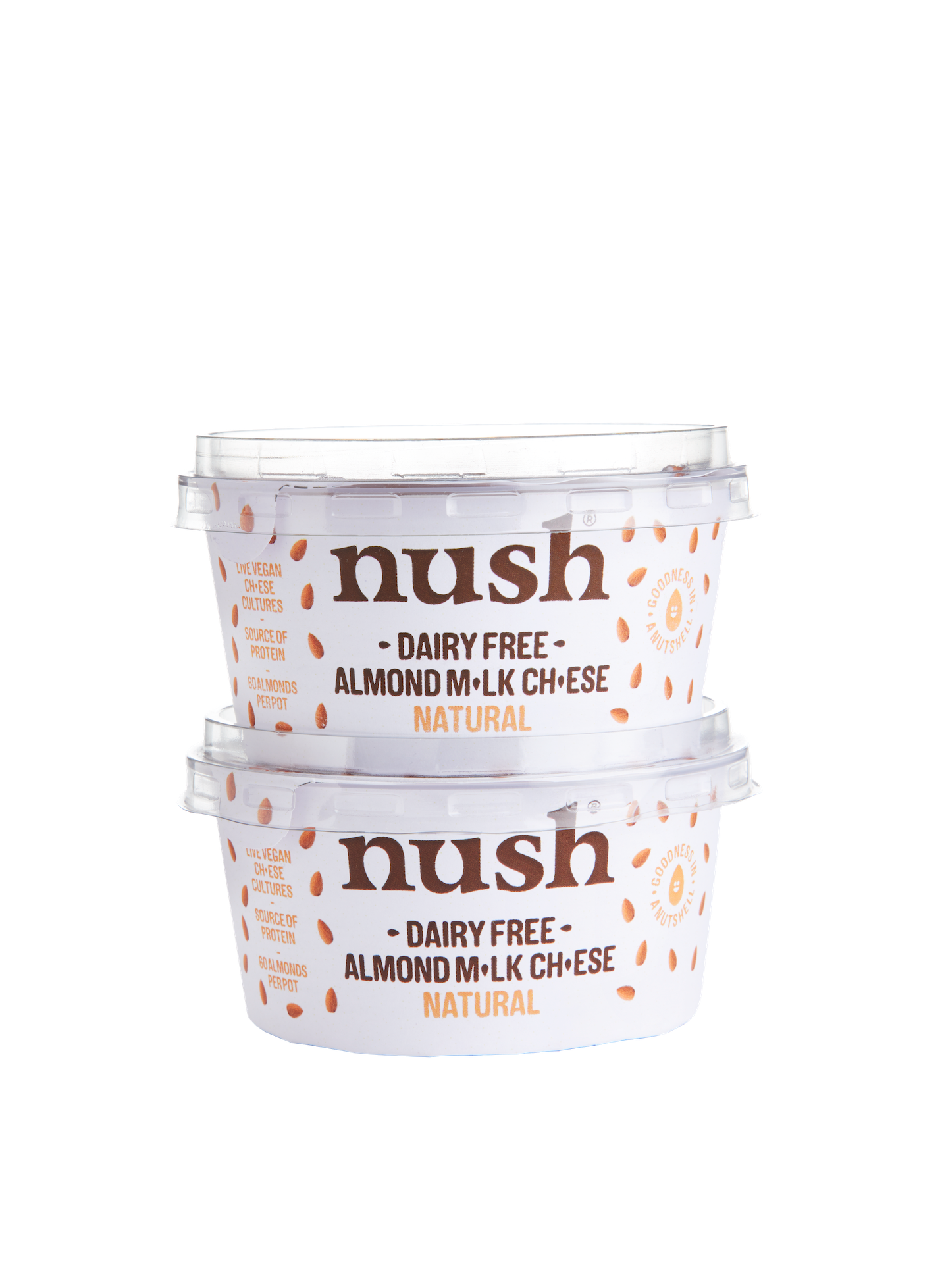 Dairy-free cheese made from almond milk