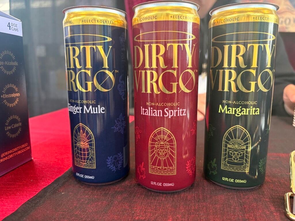 Dirty Virgo's mocktails contain electrolytes as a hydration boost for consumers who are generally switching between alcohol during the night, according to Co-founder John Maloney.