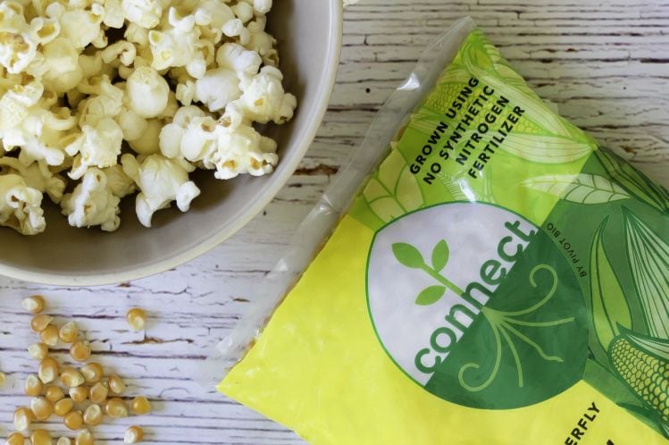'Grown using no synthetic nitrogen fertilizer...' sustainability claims 2.0: AgTech startup Pivot Bio moves into CPG space with Connect popcorn