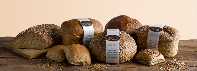 Ancient grains in bread applications