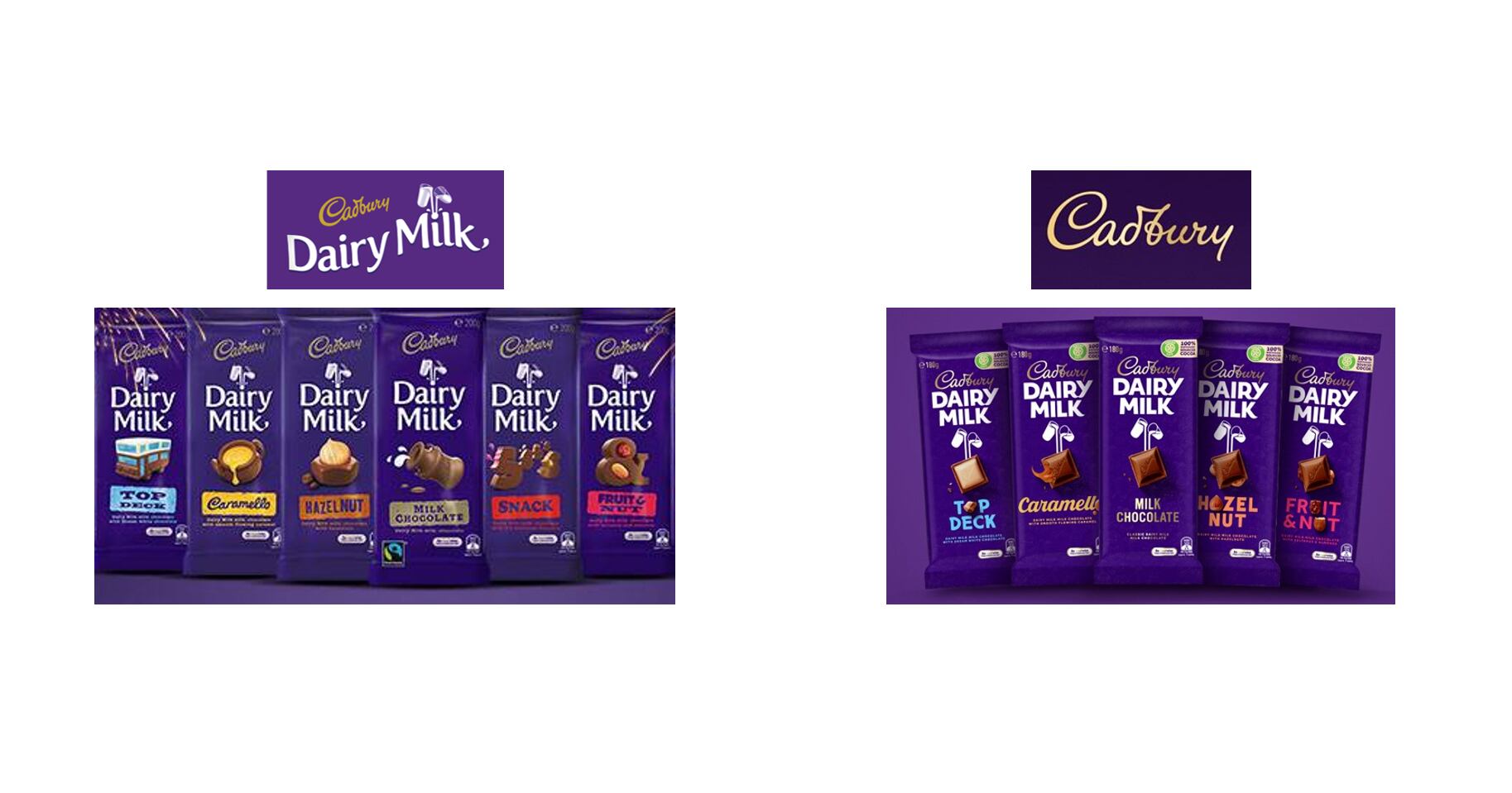 Brand refresh: Why Cadbury picked Australia for new global logo launch starting with Dairy Milk Marble