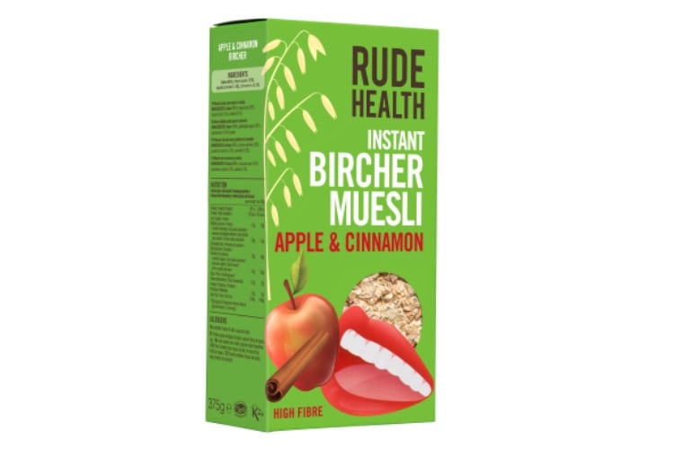 Apple & cinnamon Bircher muesli