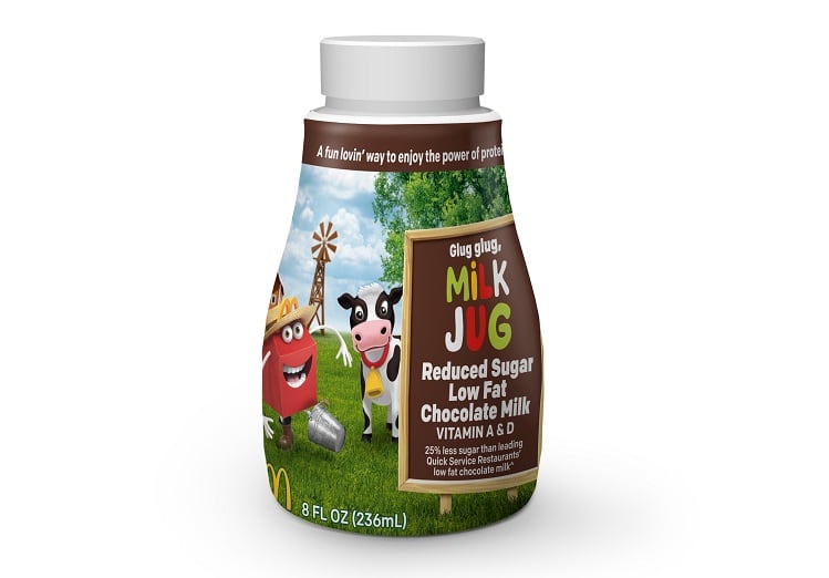 McDonald's to release reduced sugar choc milk in January 