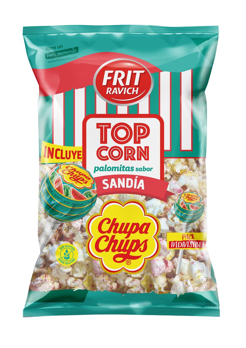 New watermelon and strawberry cream popcorn flavours