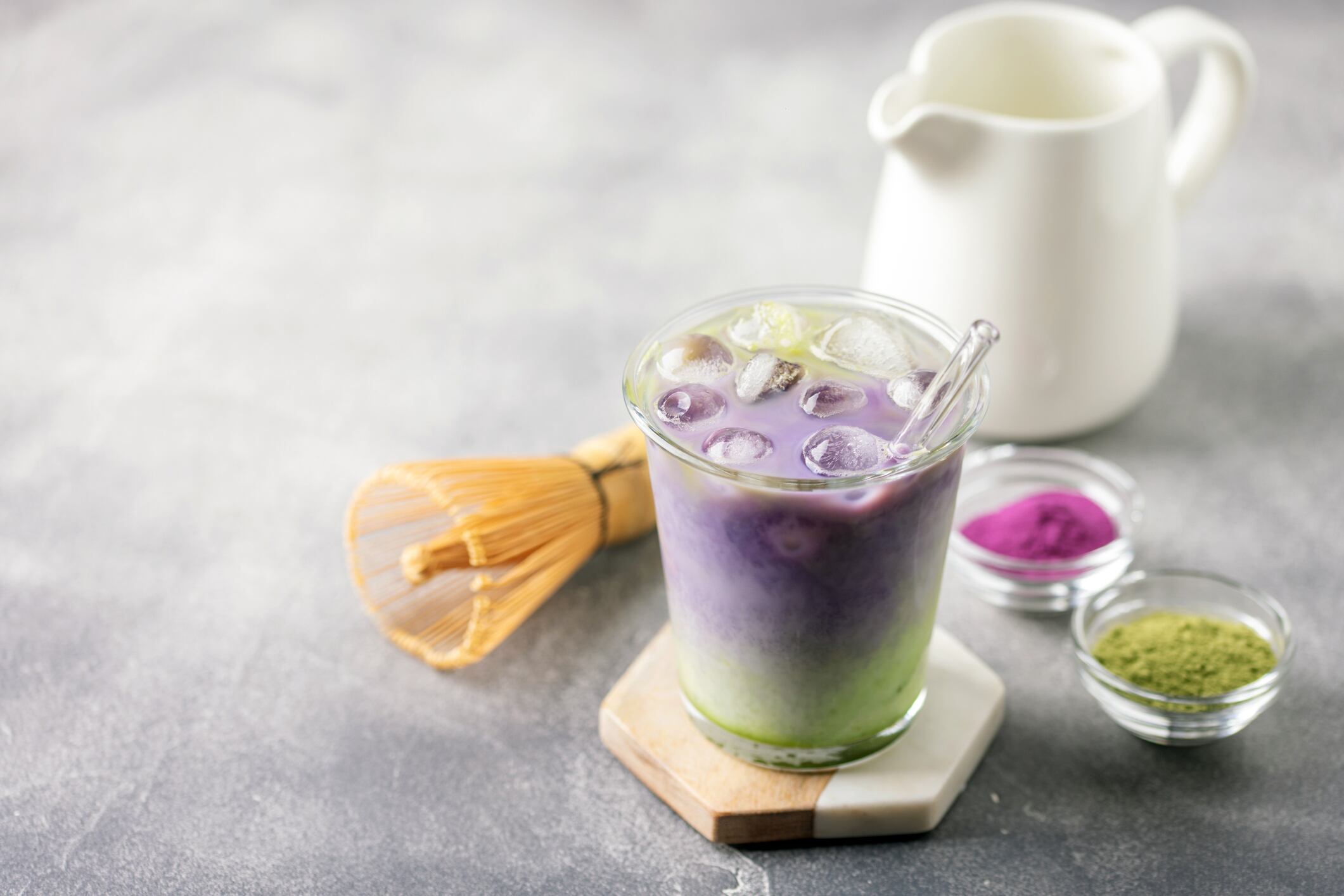Ube is gaining traction across Asian markets, with Foodex Ingredients exploring the flavour in combination with matcha.