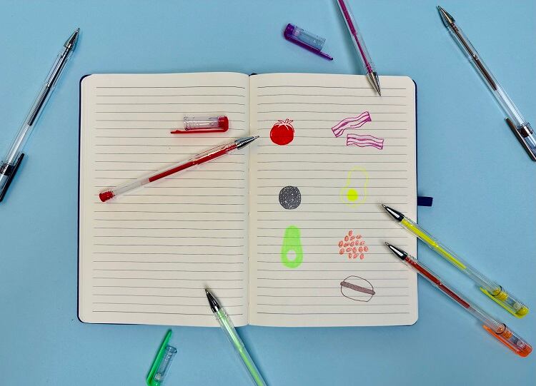 Ryman launches breakfast-scented gel pens