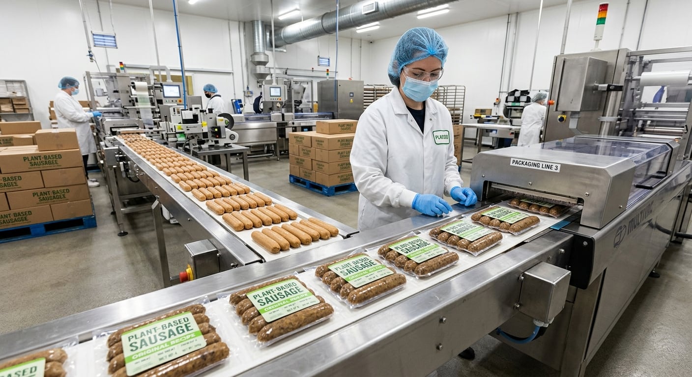 Plant-based sausage