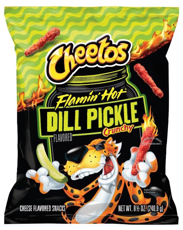 Cheetos Flamin’ Hot Dill Pickle