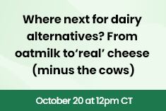 Where next for dairy alternatives?