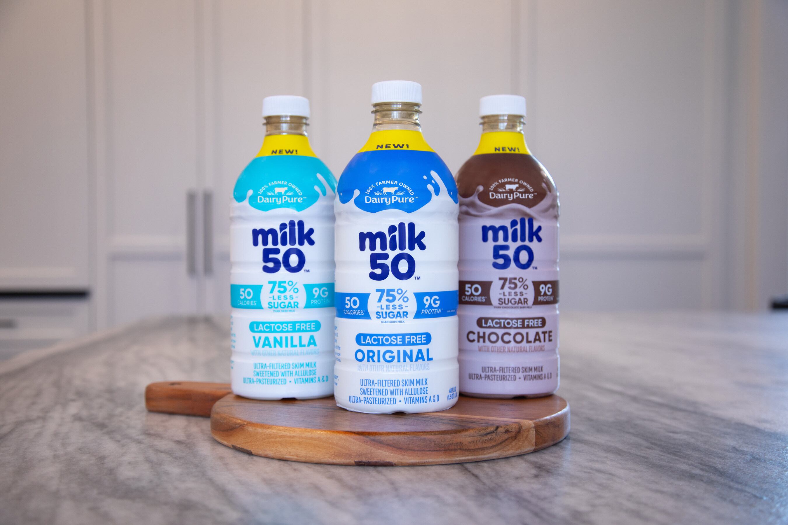 Dairy Farmers of America (DFA) is introducing a first-of-its-kind real dairy milk that contains only 50 calories per serving with 75% less sugar than fat-free skim milk.