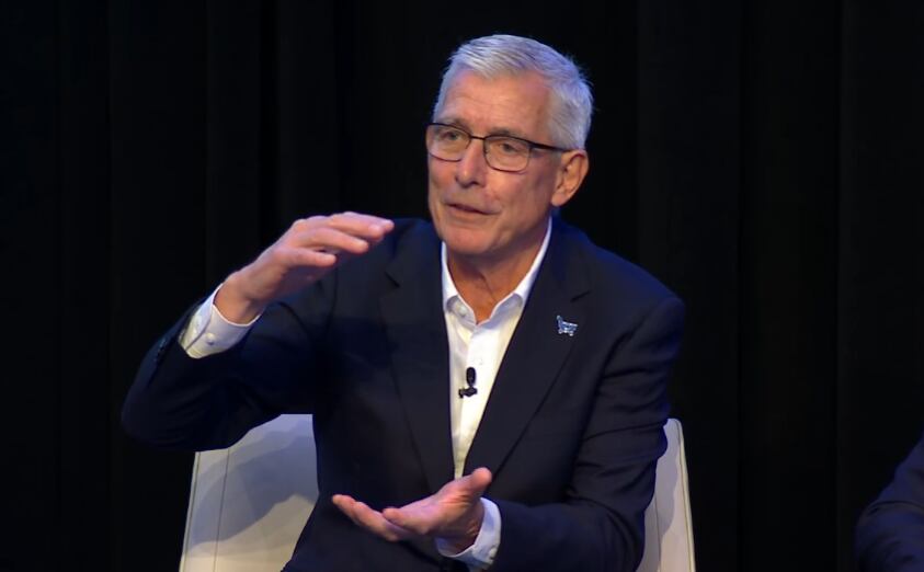 Kroger CEO Greg Foran discusses Kroger's 2027 strategy at the company's annual investor day in New York City.