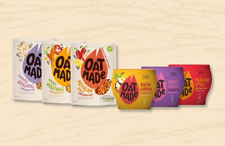 Oat-based easy cook range