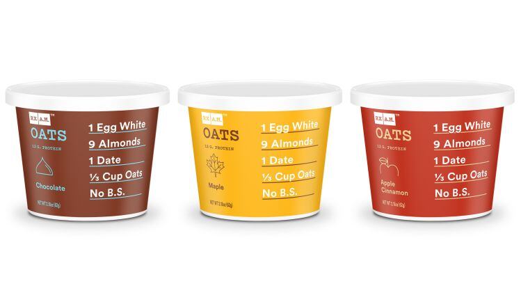 RXBAR debuts single-serve oatmeal cups