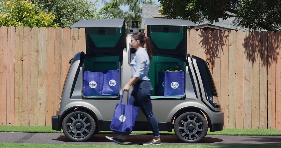 'A world without errands': Kroger expands autonomous grocery delivery to Houston