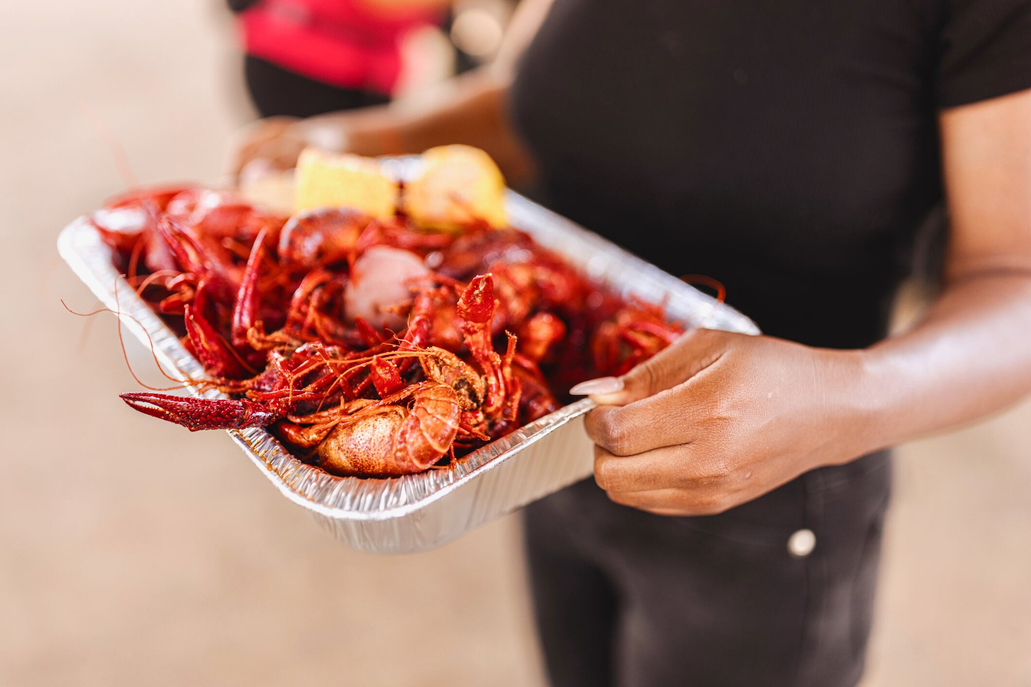 Close-up of a sea food