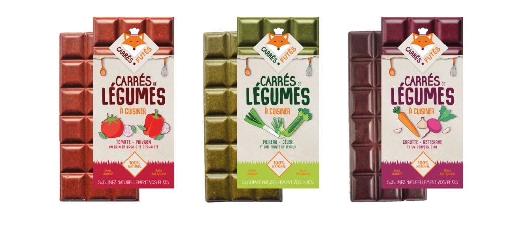 Better than bouillon: Carrés Futés blends cocoa butter & vegetables in healthy 'flavour bar'  