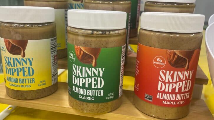 SkinnyDipped 'glows up' with new rebrand, upcoming nut butter launch
