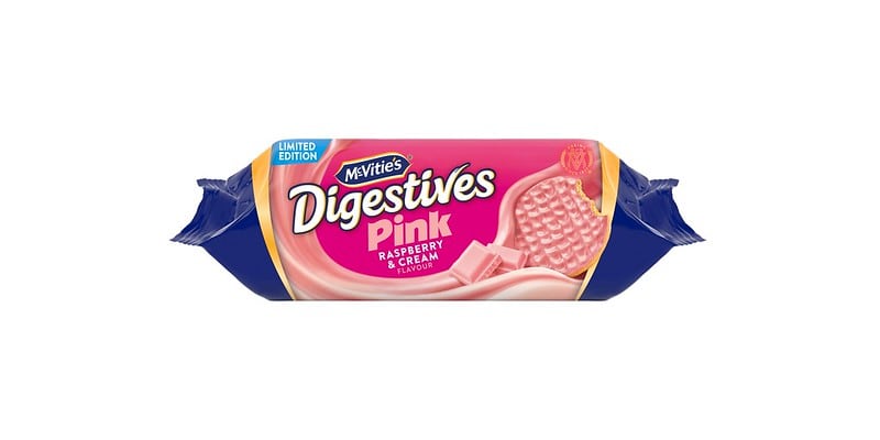McVitie's launches Pink Digestives.