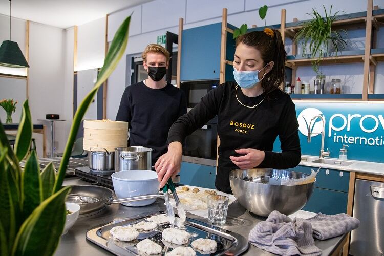 Mycelium-based pork and chicken