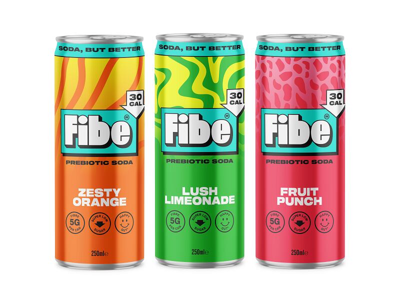 FIBE has launched a functional soda range in the UK