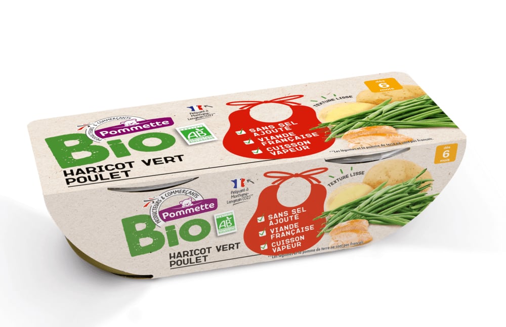 Organic baby food pots