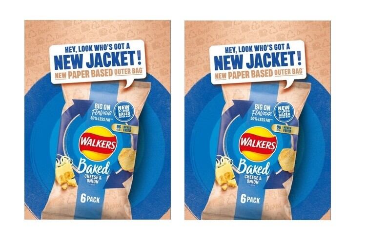 Paper-based packaging for Walkers Baked