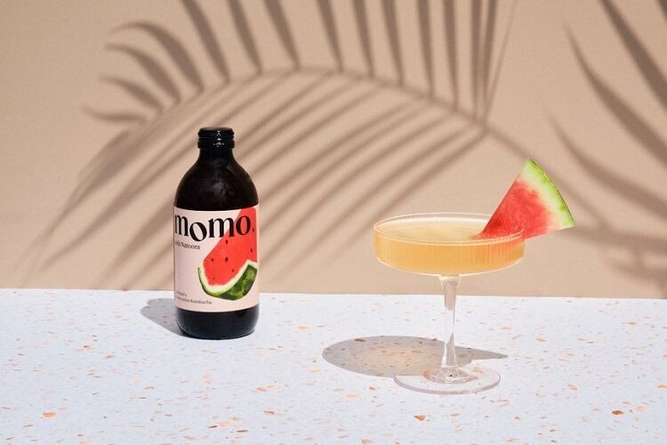 MOMO Kombucha and Natoora collaborate to create Watermelon Kombucha