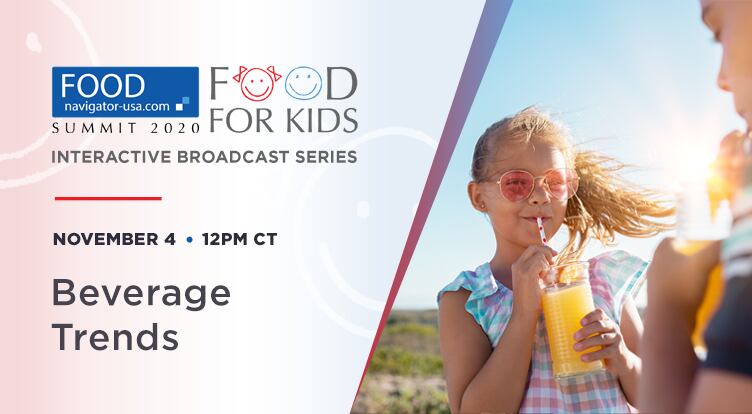 WEBINAR Nov. 4: FOOD FOR KIDS Beverage Trends