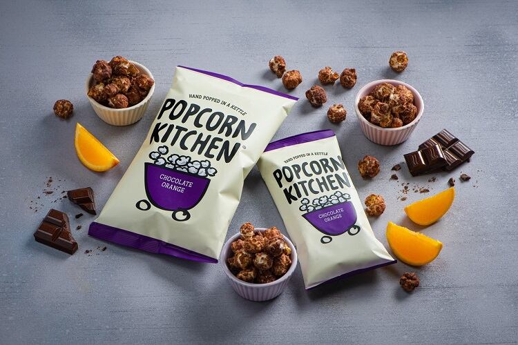 Choc orange popcorn