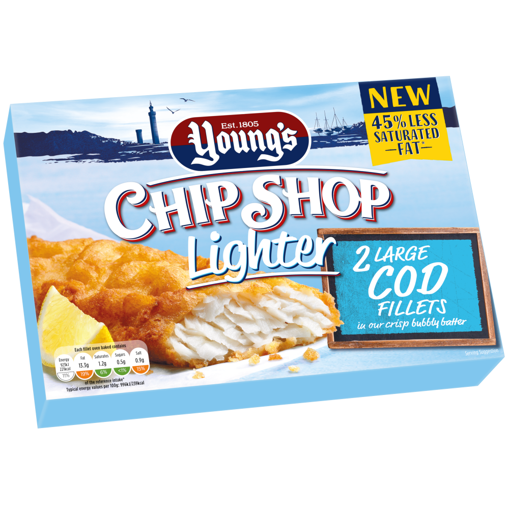 'Lighter' fish and chips
