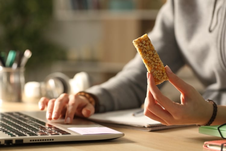 Healthy snacking at work Getty Pheelings Media