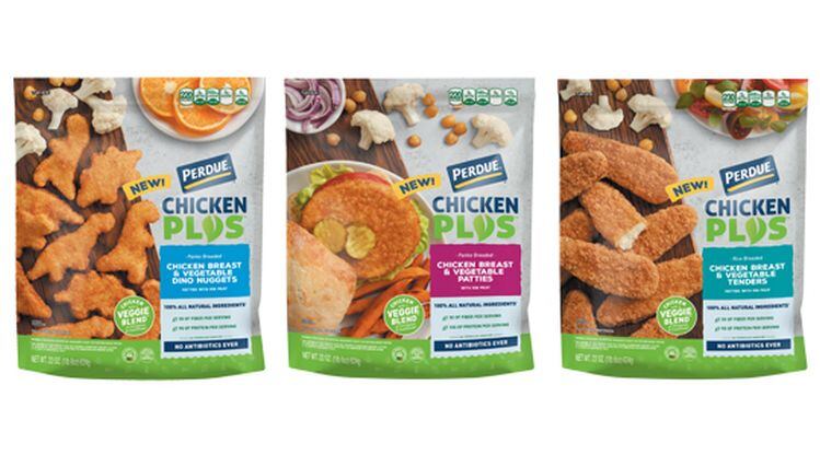 Chicken + plants = Chicken Plus… Perdue taps into plant-based trend with blended nuggets, tenders, patties