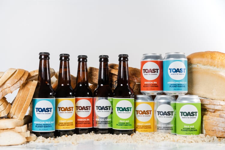 Toast Ale accelerating fight against food waste with Heineken tie-up and fresh funding