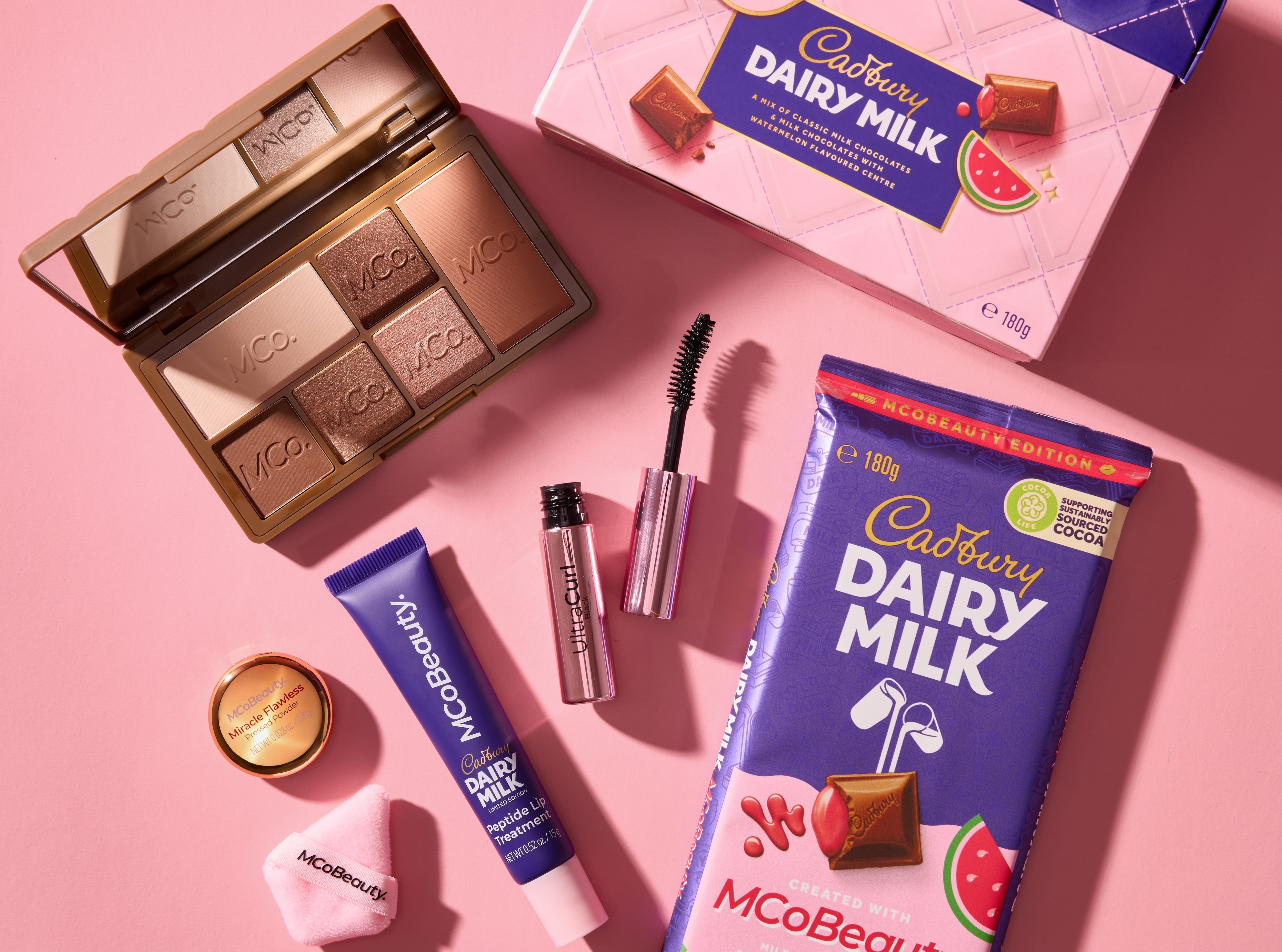 Cadbury Dairy Milk x MCoBeauty Choc-Beauty collab