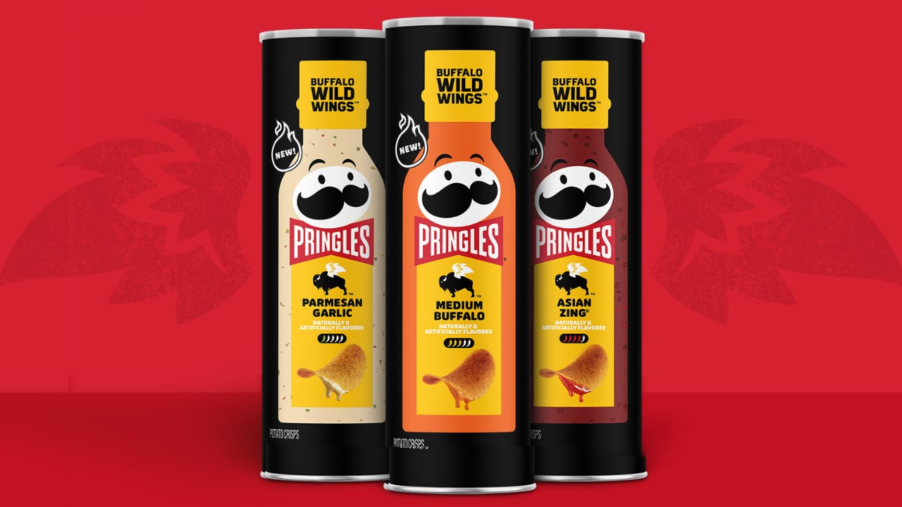 Following it's partnership with Slim Jim in 2025, Buffalo Wild Wings launched a lineup of Pringles chips in 2026.