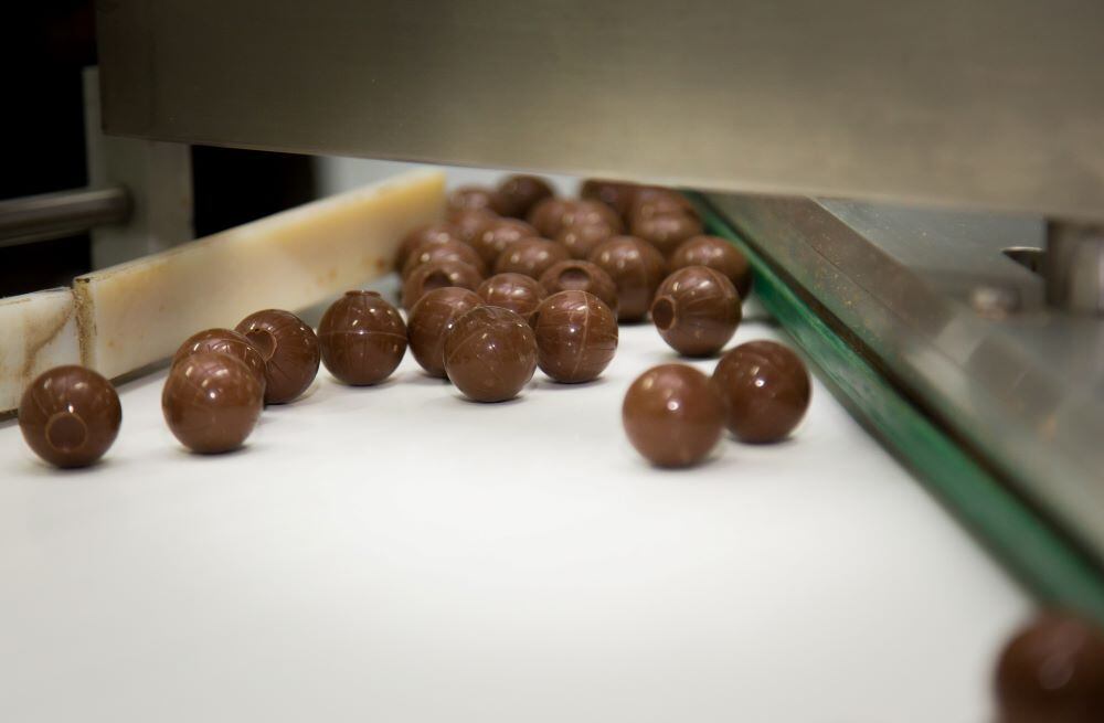 Factory made chocolate.