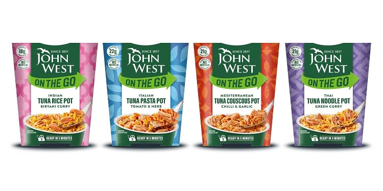 John West launches ‘On the Go’ tuna pots