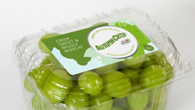 Autumn Crisp grape branding