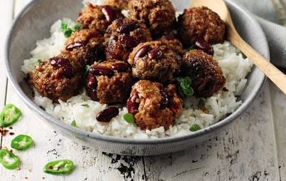 Aldi's fusion chilli con carne meatballs