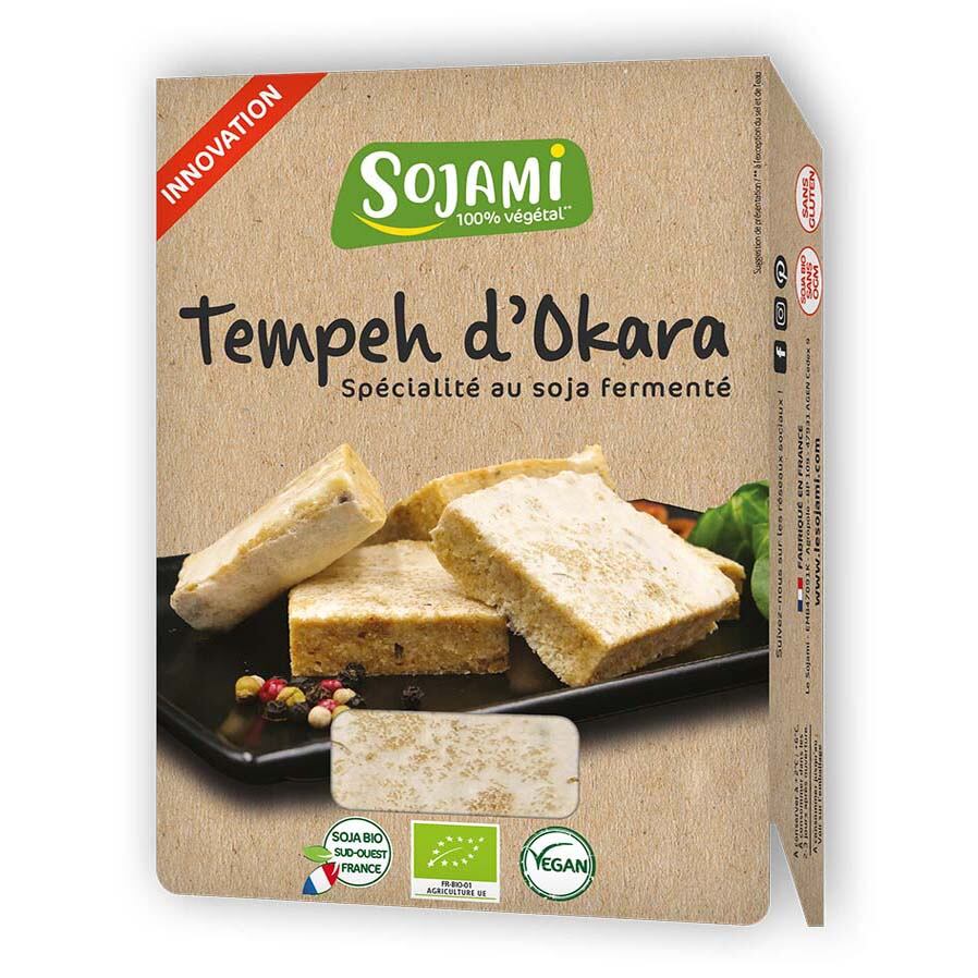 Soy pulp tempeh