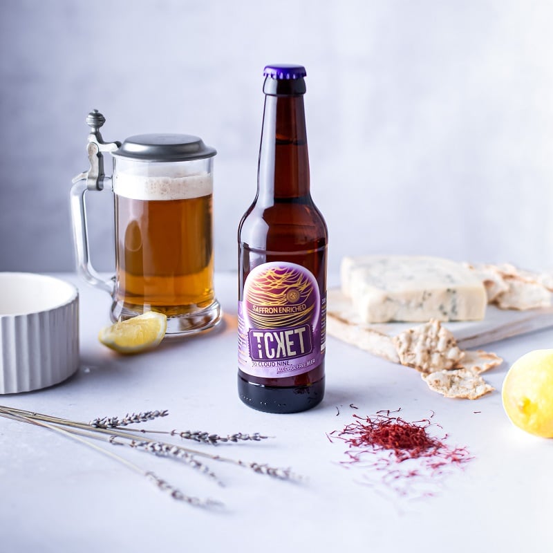 Craft beer with an aromatic saffron twist