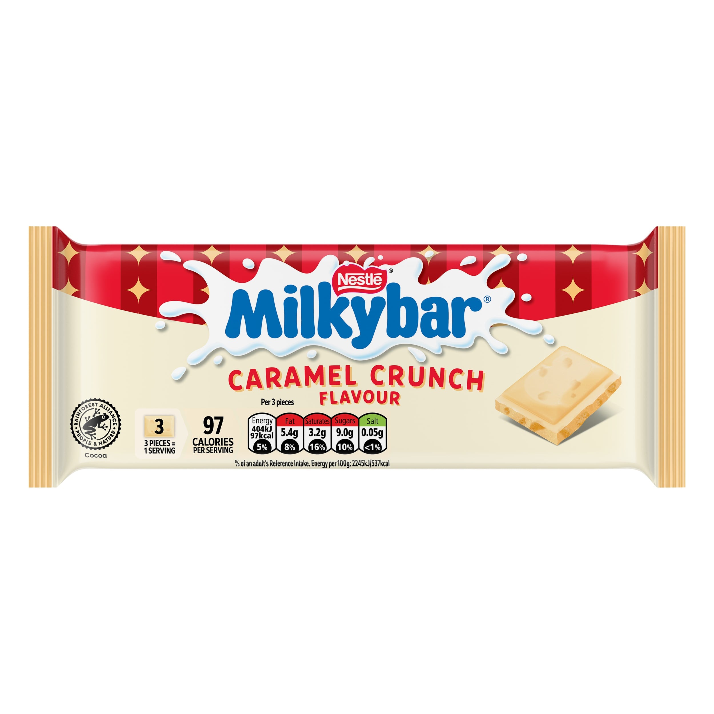 Nestlé Milkybar Caramel Crunch.