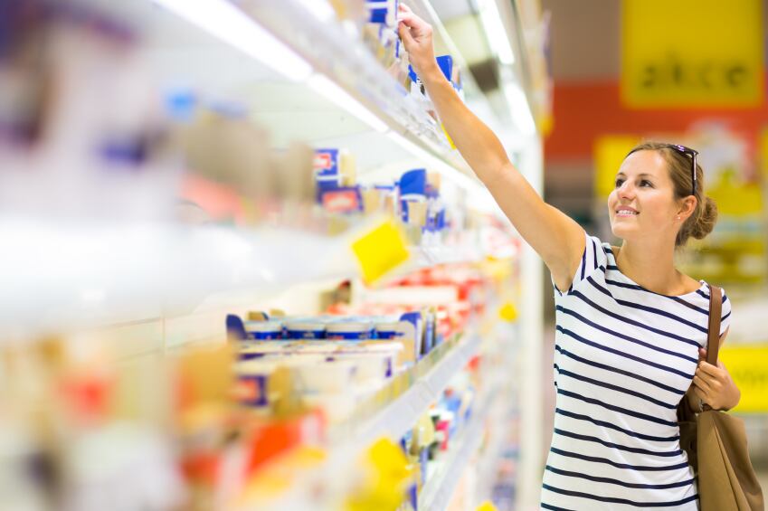 dairy supermarket consumer shopper iStock.com ViktorCap