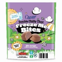 Aldi Choceur Freeze Me Bites chocolate snacks.