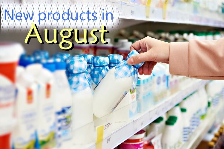 New dairy and dairy alternative product launches in August